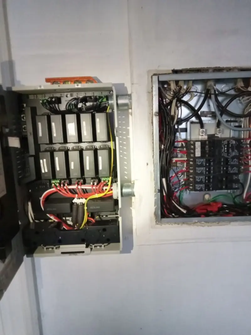 Electrical panel upgrade completed for Indoor Lighting Installation in Lockhart